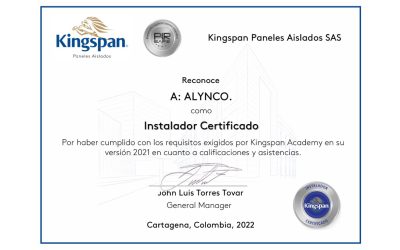 Certificado Kingspan Paneles Aislados SAS